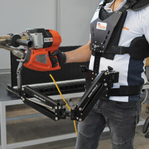 Caddy/vest/arm voor extruder